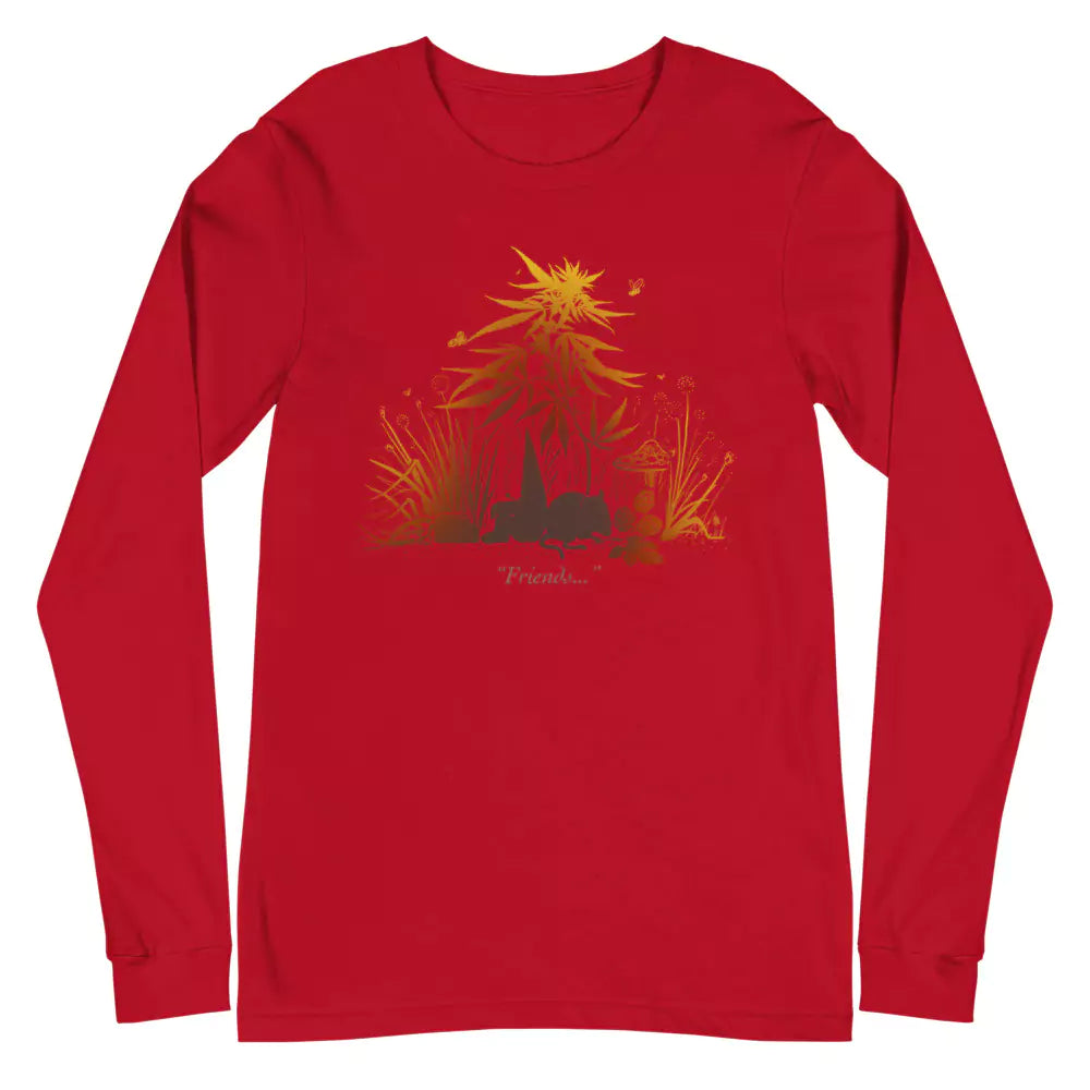 SkeetDesigns | GnomeDriven | Men's Long Sleeve T-Shirt | Missed Friends | Disc Golf Apparel