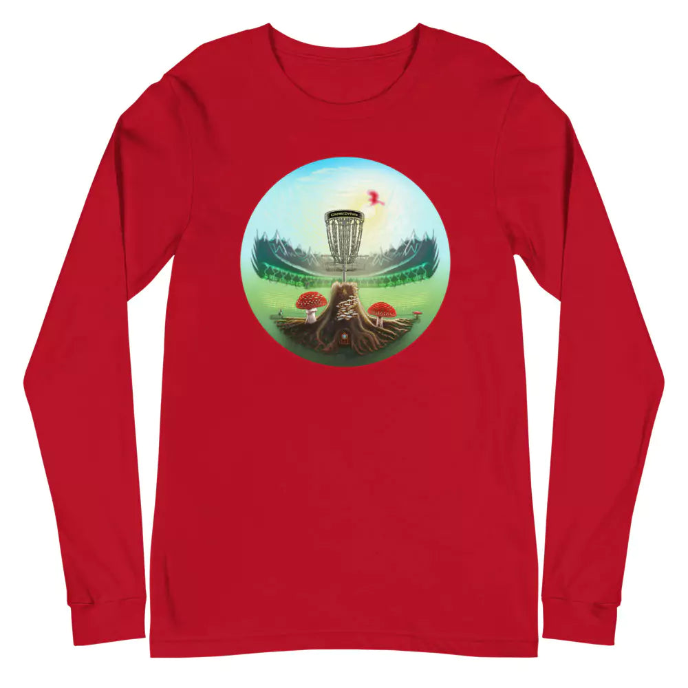 SkeetDesigns | GnomeDriven | Men's Long Sleeve T-Shirt | Home | Disc Golf Apparel