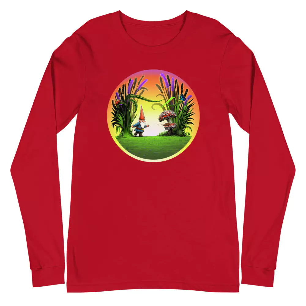 SkeetDesigns | GnomeDriven | Men's Long Sleeve T-Shirt | Drop In Putt | Disc Golf Apparel