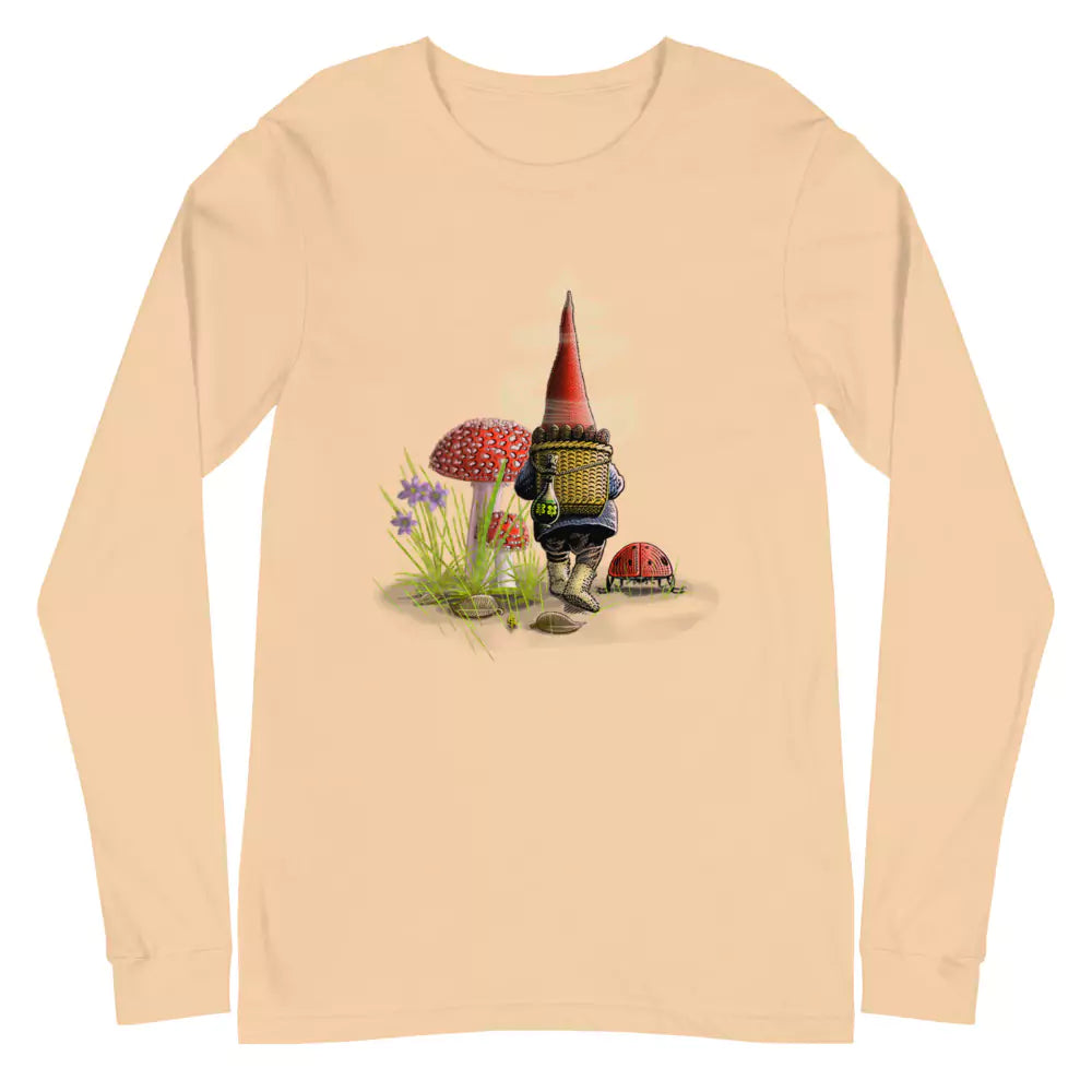 SkeetDesigns | GnomeDriven | Men's Long Sleeve T-Shirt | The Road Ahead | Disc Golf Apparel