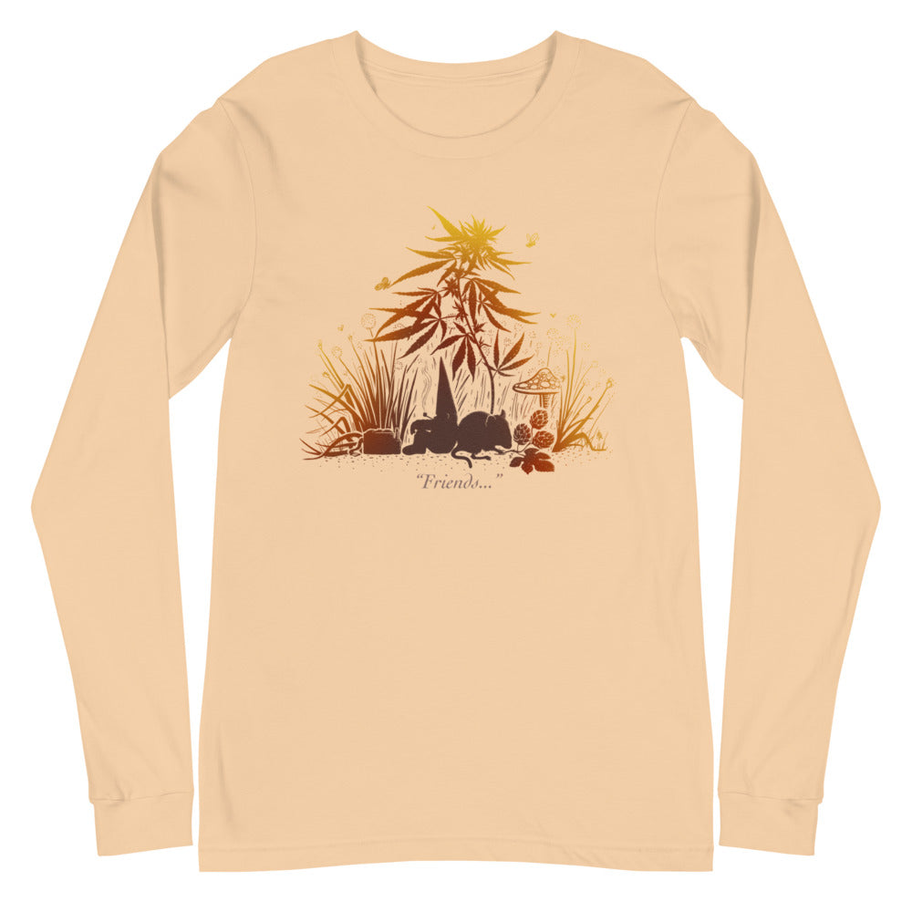 SkeetDesigns | GnomeDriven | Men's Long Sleeve T-Shirt | Missed Friends | Disc Golf Apparel