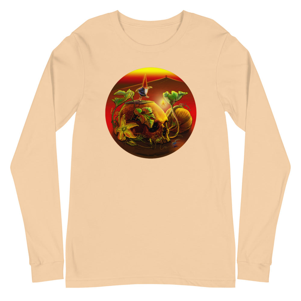 SkeetDesigns | GnomeDriven | Men's Long Sleeve T-Shirt | Halloween | Disc Golf Apparel