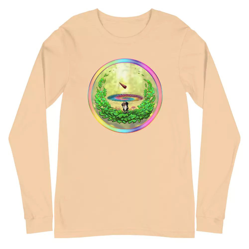 SkeetDesigns | GnomeDriven | Men's Long Sleeve T-Shirt | Close Call | Disc Golf Apparel