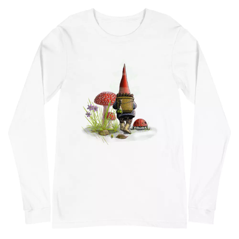 SkeetDesigns | GnomeDriven | Men's Long Sleeve T-Shirt | The Road Ahead | Disc Golf Apparel