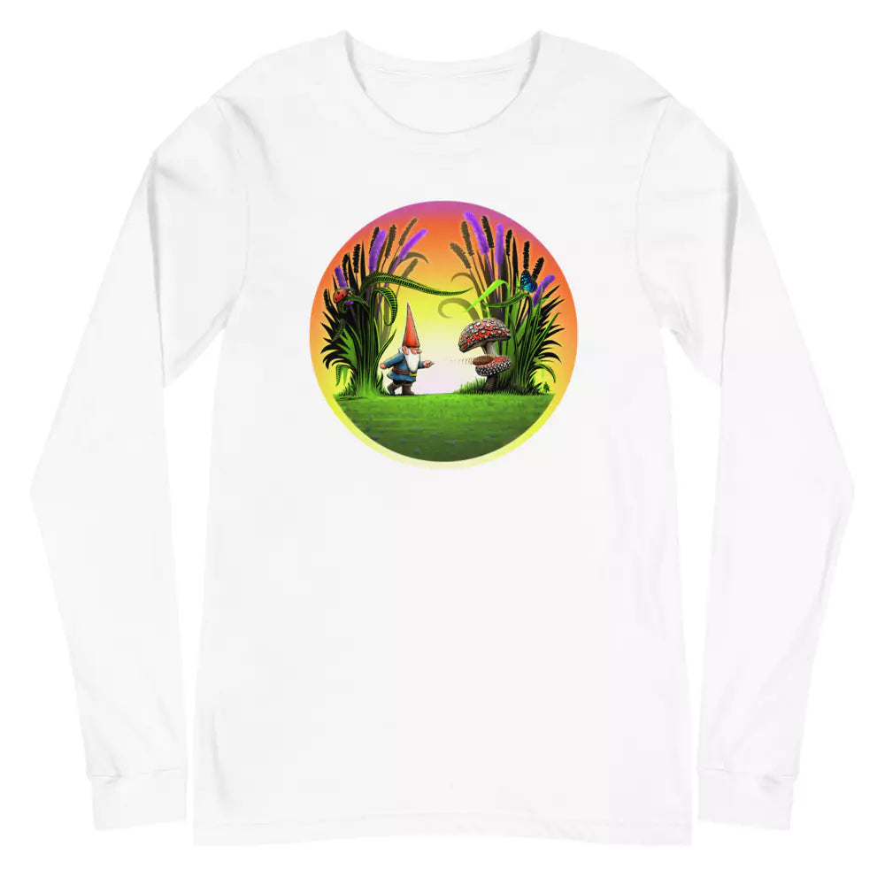 SkeetDesigns | GnomeDriven | Men's Long Sleeve T-Shirt | Drop In Putt | Disc Golf Apparel