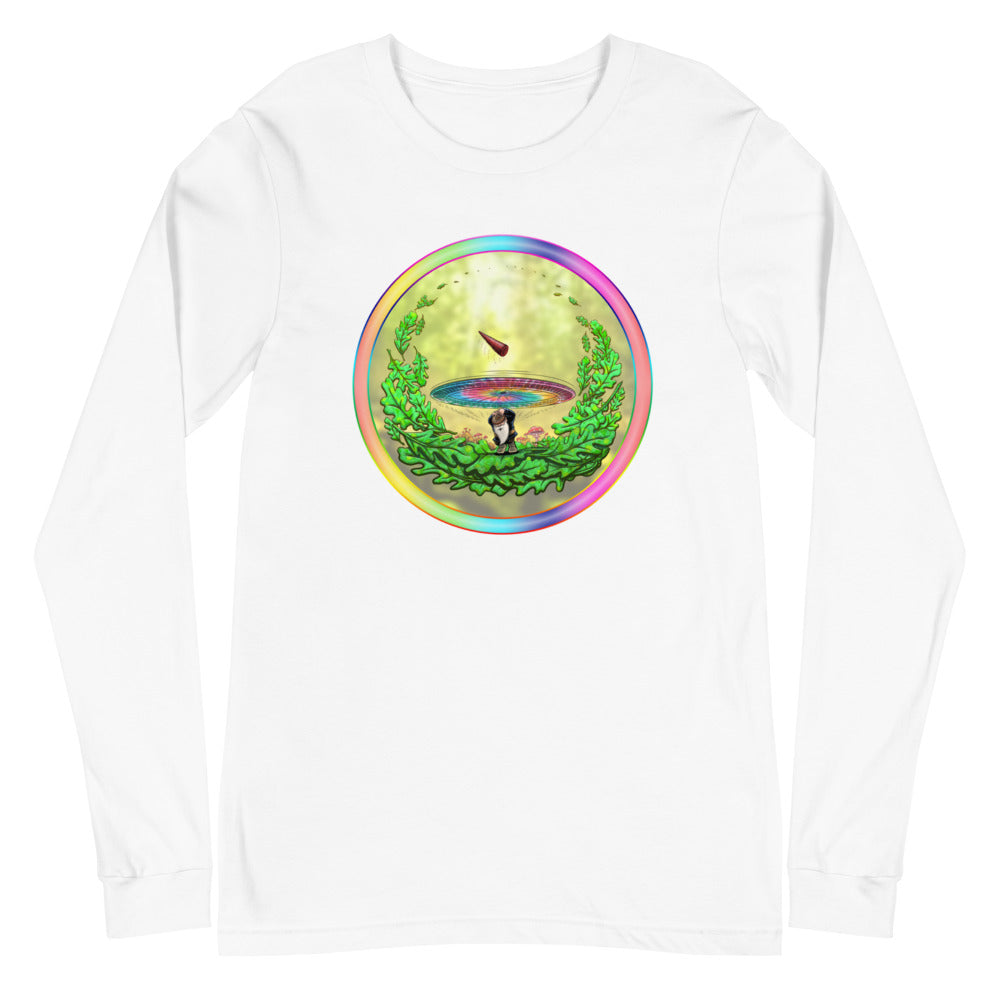 SkeetDesigns | GnomeDriven | Men's Long Sleeve T-Shirt | Close Call | Disc Golf Apparel