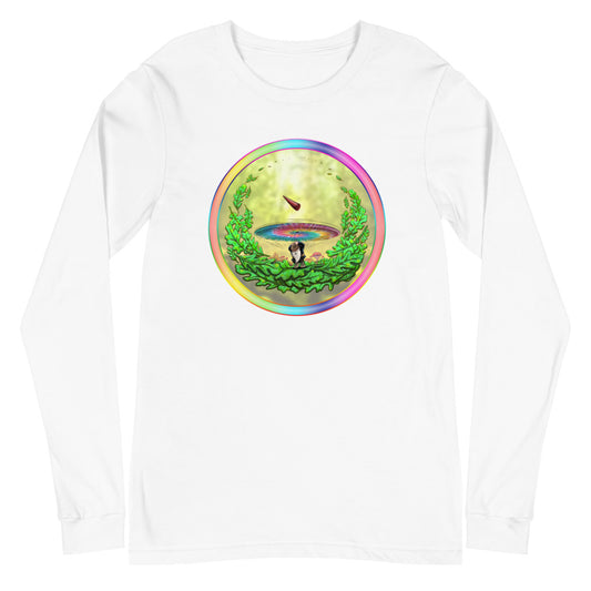 SkeetDesigns | GnomeDriven | Men's Long Sleeve T-Shirt | Close Call | Disc Golf Apparel