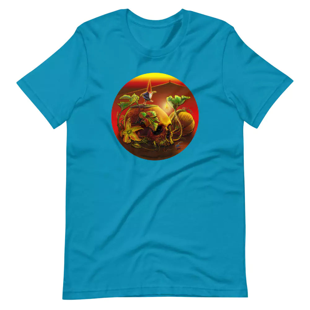 SkeetDesigns | GnomeDriven | Men's Short Sleeve T-Shirt | Halloween V3 | Disc Golf Apparel