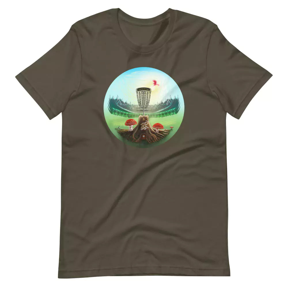 SkeetDesigns | GnomeDriven | Men's Short Sleeve T-Shirt | Home V3 | Disc Golf Apparel