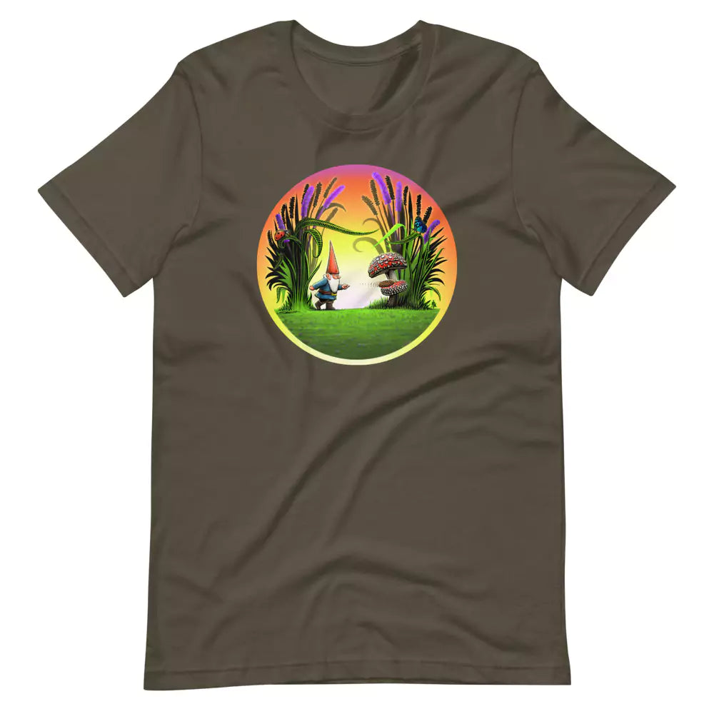 SkeetDesigns | GnomeDriven | Men's Short Sleeve T-Shirt | Drop In Putt V3 | Disc Golf Apparel