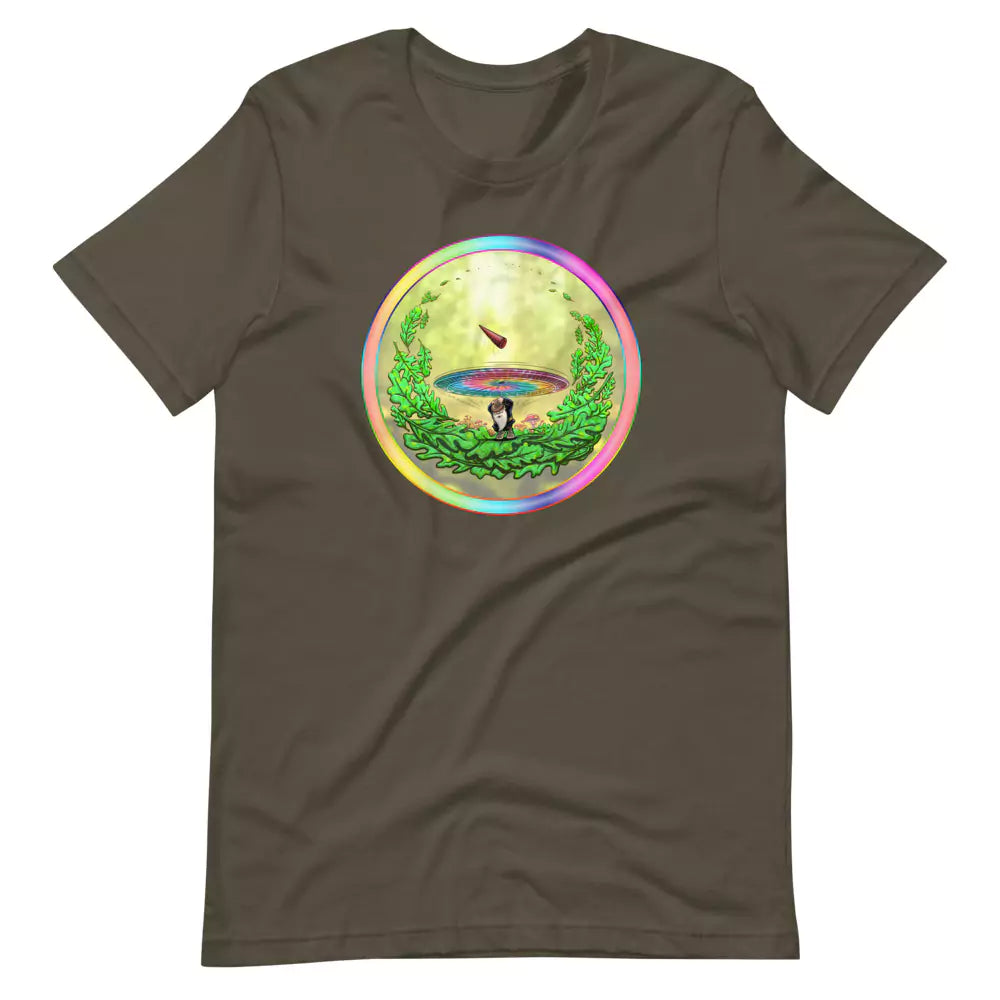 SkeetDesigns | GnomeDriven | Men's Short Sleeve T-Shirt | Close Call V3 | Disc Golf Apparel