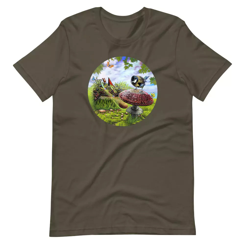 SkeetDesigns | GnomeDriven | Men's Short Sleeve T-Shirt | Blind Flick Run V3 | Disc Golf Apparel