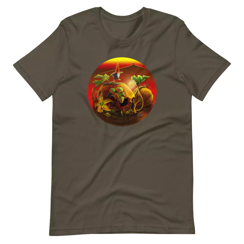 SkeetDesigns | GnomeDriven | Men's Short Sleeve T-Shirt | Halloween V3 | Disc Golf Apparel