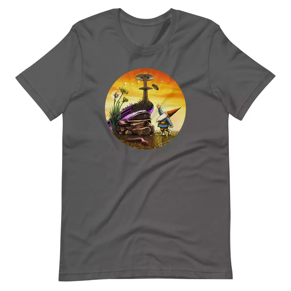 SkeetDesigns | GnomeDriven | Men's Short Sleeve T-Shirt | Windy Up Putt V3 | Disc Golf Apparel