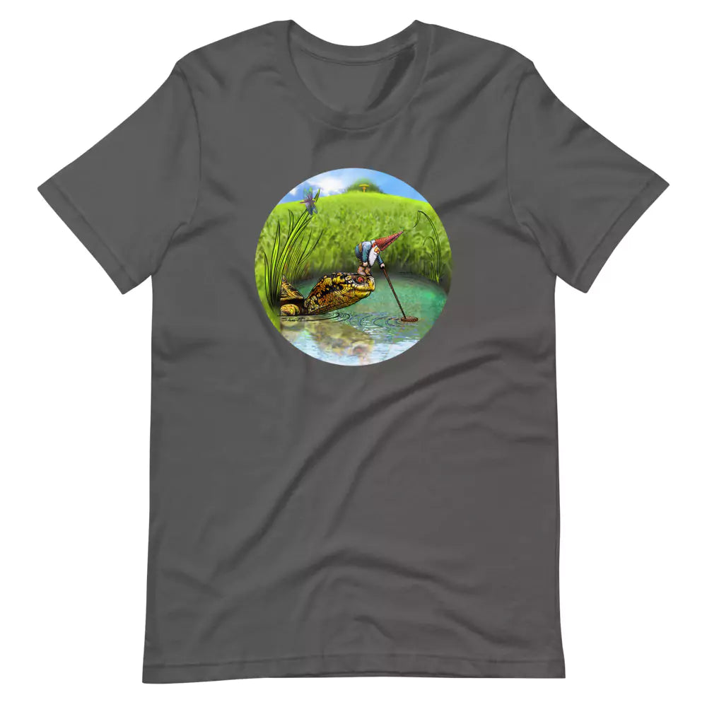 SkeetDesigns | GnomeDriven | Men's Short Sleeve T-Shirt | OB Turtle Help V3 | Disc Golf Apparel