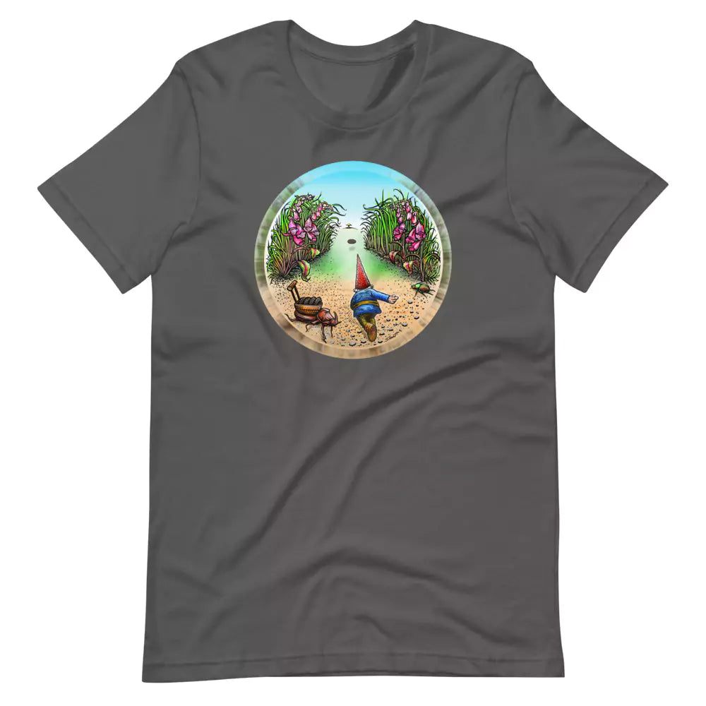 SkeetDesigns | GnomeDriven | Men's Short Sleeve T-Shirt | Behind The Drive V3 | Disc Golf Apparel