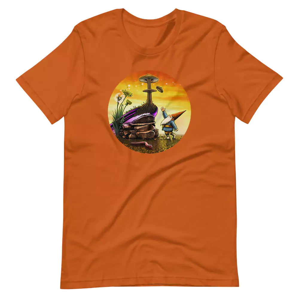 SkeetDesigns | GnomeDriven | Men's Short Sleeve T-Shirt | Windy Up Putt V3 | Disc Golf Apparel