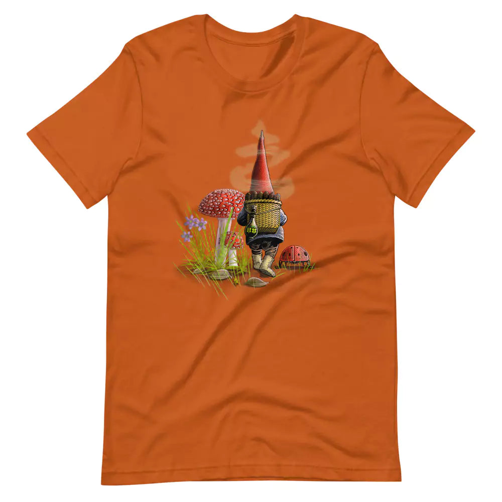 SkeetDesigns | GnomeDriven | Men's Short Sleeve T-Shirt | The Road Ahead V3 | Disc Golf Apparel