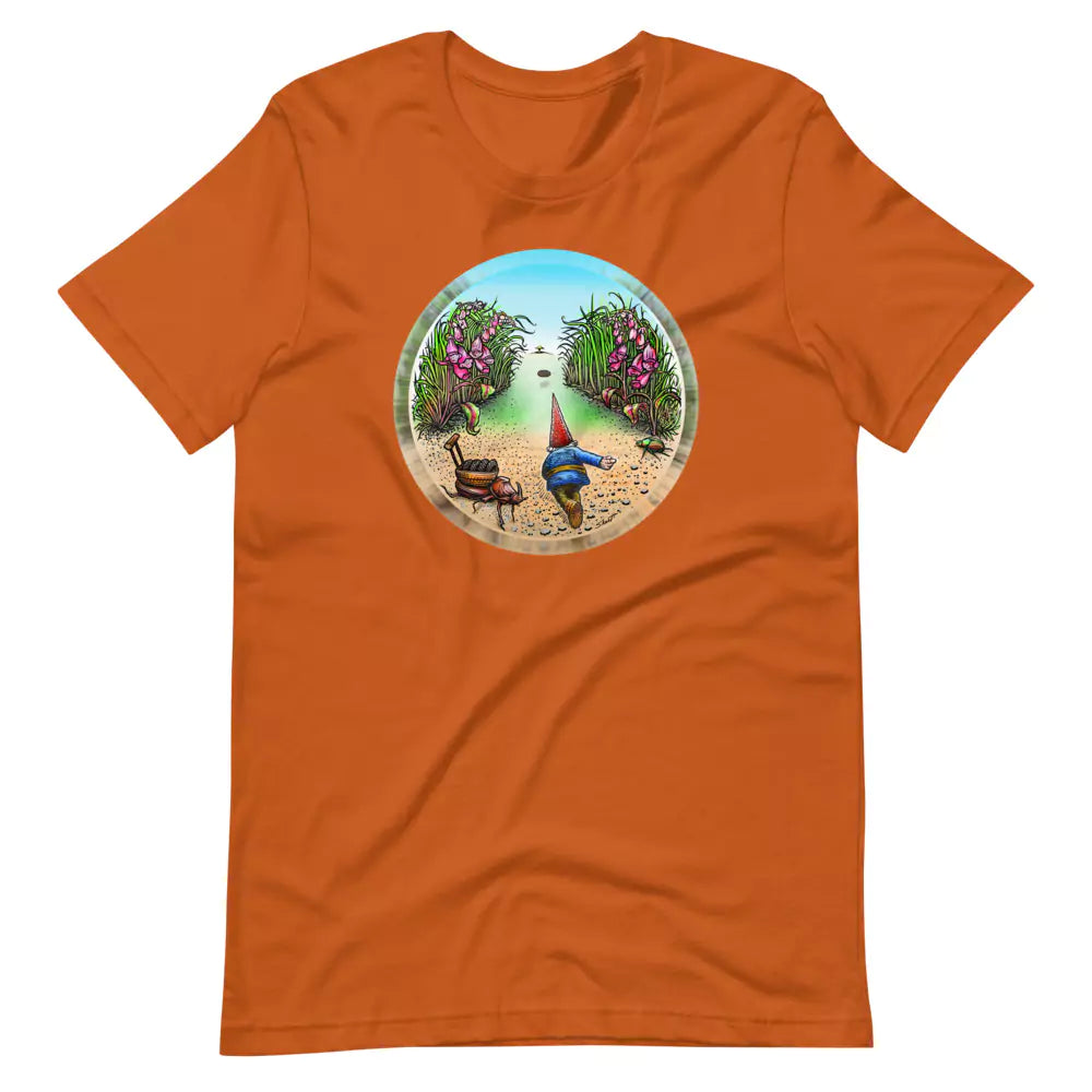 SkeetDesigns | GnomeDriven | Men's Short Sleeve T-Shirt | Behind The Drive V3 | Disc Golf Apparel