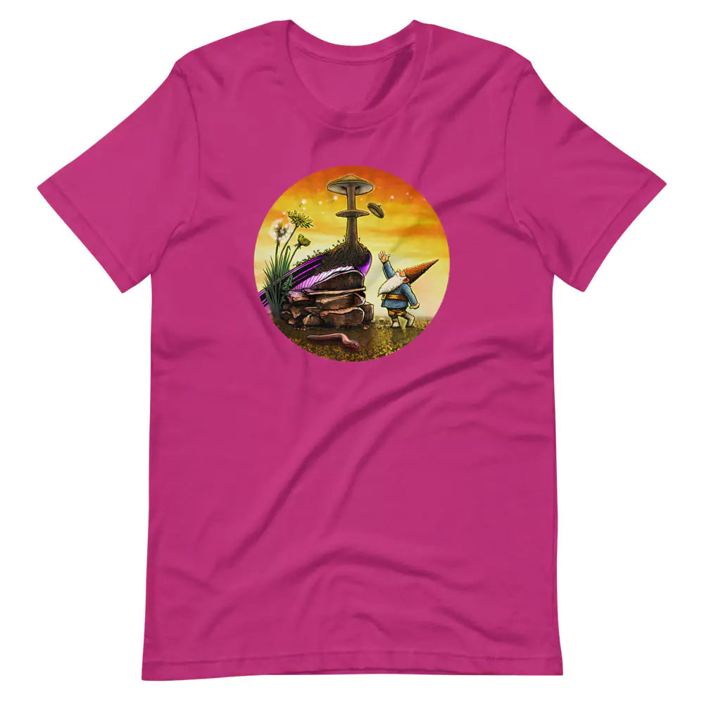SkeetDesigns | GnomeDriven | Men's Short Sleeve T-Shirt | Windy Up Putt V3 | Disc Golf Apparel