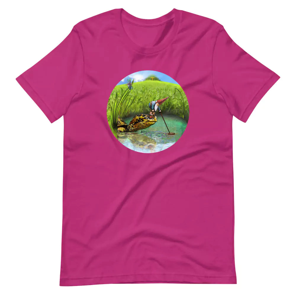 SkeetDesigns | GnomeDriven | Men's Short Sleeve T-Shirt | OB Turtle Help V3 | Disc Golf Apparel