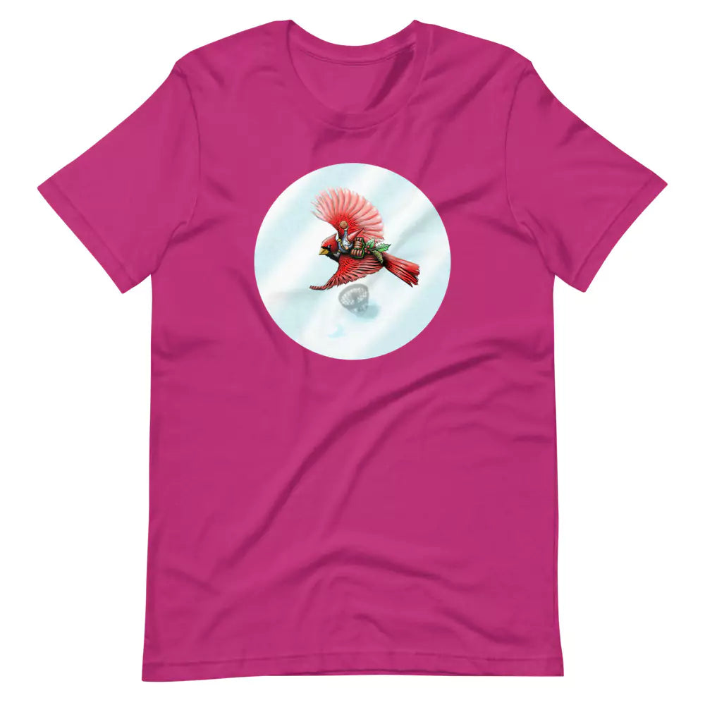 SkeetDesigns | GnomeDriven | Men's Short Sleeve T-Shirt | Cardinal V3 | Disc Golf Apparel