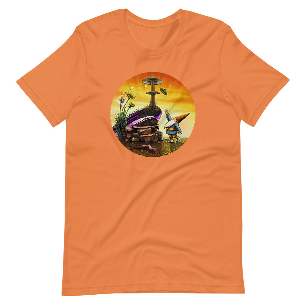 SkeetDesigns | GnomeDriven | Men's Short Sleeve T-Shirt | Windy Up Putt V3 | Disc Golf Apparel