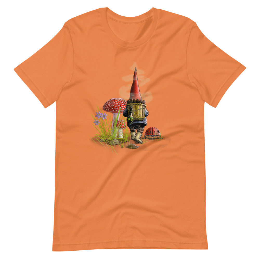 SkeetDesigns | GnomeDriven | Men's Short Sleeve T-Shirt | The Road Ahead V3 | Disc Golf Apparel