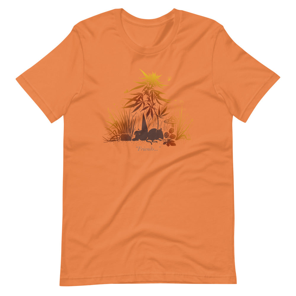 SkeetDesigns | GnomeDriven | Men's Short Sleeve T-Shirt | Missed Friends V3 | Disc Golf Apparel