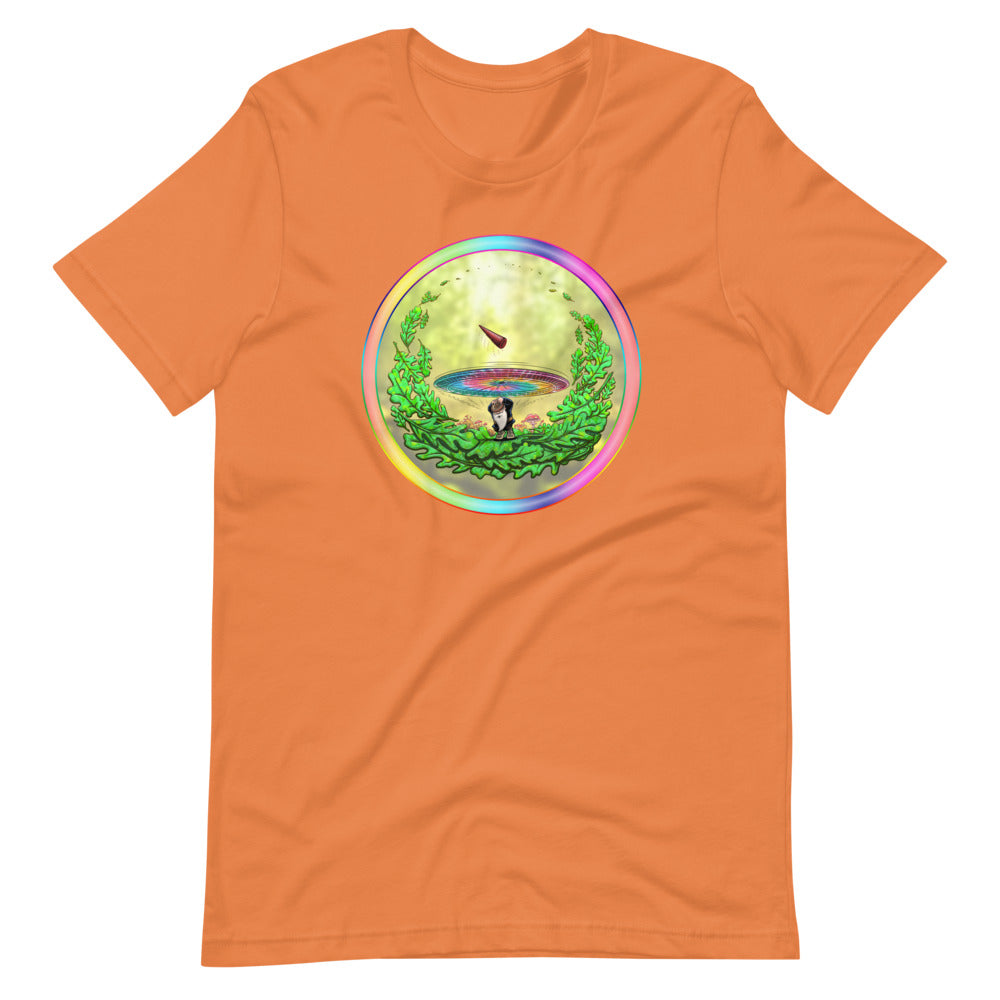 SkeetDesigns | GnomeDriven | Men's Short Sleeve T-Shirt | Close Call V3 | Disc Golf Apparel