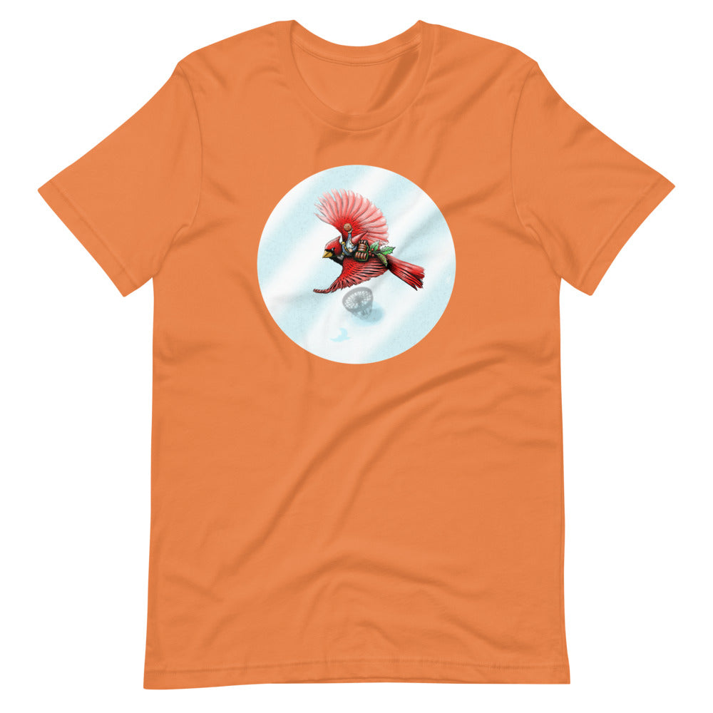 SkeetDesigns | GnomeDriven | Men's Short Sleeve T-Shirt | Cardinal V3 | Disc Golf Apparel