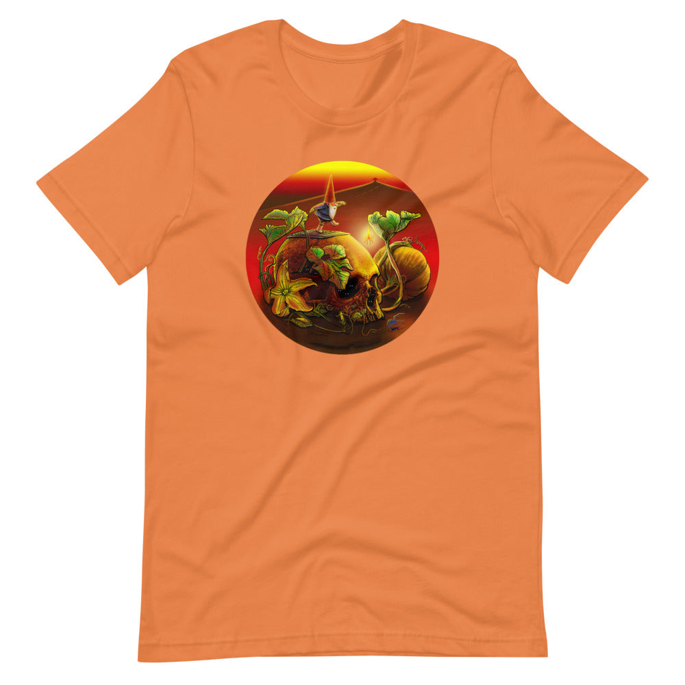 SkeetDesigns | GnomeDriven | Men's Short Sleeve T-Shirt | Halloween V3 | Disc Golf Apparel