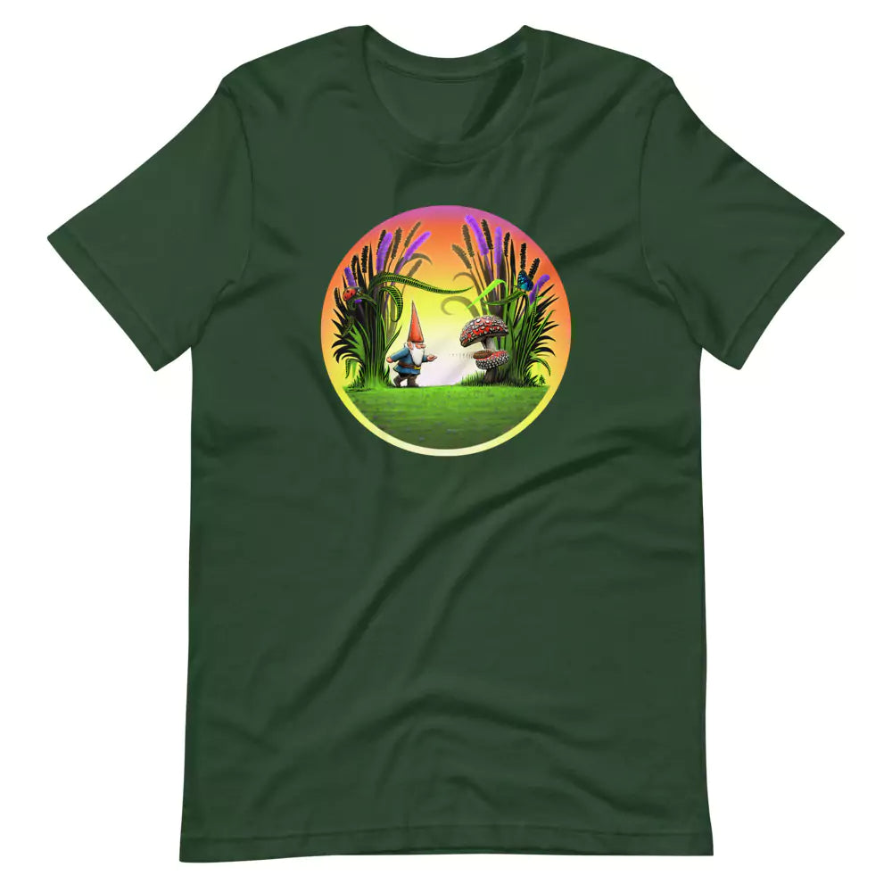 SkeetDesigns | GnomeDriven | Men's Short Sleeve T-Shirt | Drop In Putt V3 | Disc Golf Apparel