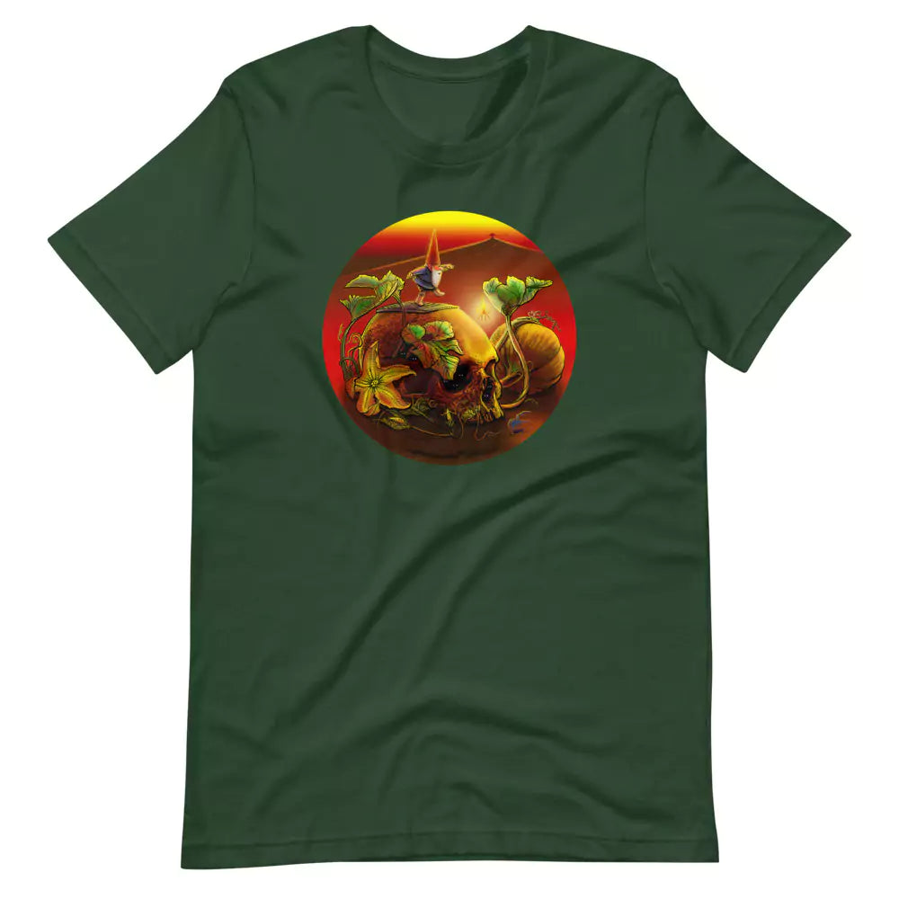 SkeetDesigns | GnomeDriven | Men's Short Sleeve T-Shirt | Halloween V3 | Disc Golf Apparel