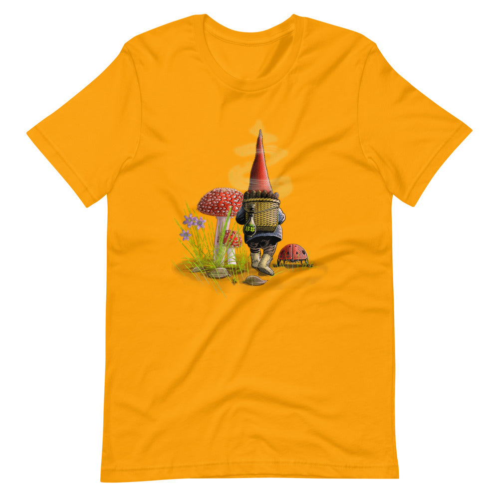 SkeetDesigns | GnomeDriven | Men's Short Sleeve T-Shirt | The Road Ahead V3 | Disc Golf Apparel
