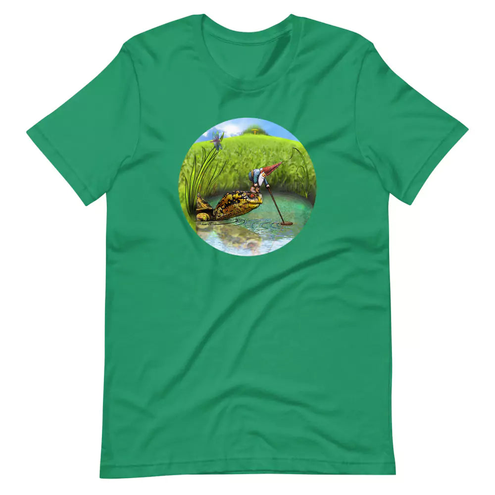 SkeetDesigns | GnomeDriven | Men's Short Sleeve T-Shirt | OB Turtle Help V3 | Disc Golf Apparel