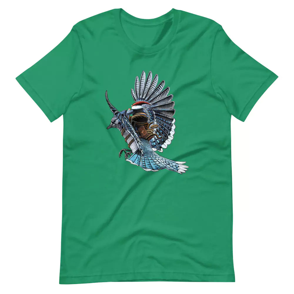 SkeetDesigns | GnomeDriven | Men's Short Sleeve T-Shirt | Blue Jay Rider V3 | Disc Golf Apparel