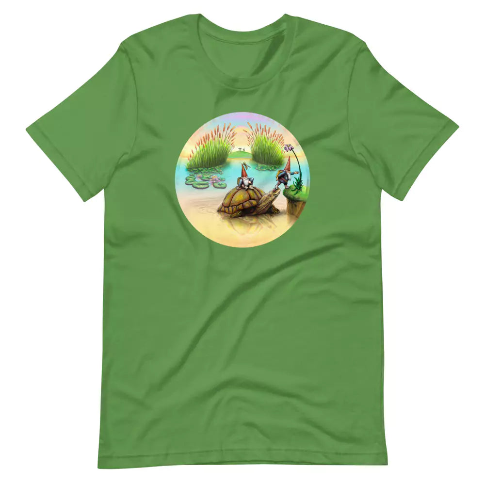 SkeetDesigns | GnomeDriven | Men's Short Sleeve T-Shirt | Turtle Ferry V3 | Disc Golf Apparel