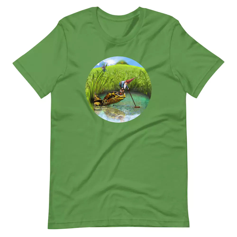 SkeetDesigns | GnomeDriven | Men's Short Sleeve T-Shirt | OB Turtle Help V3 | Disc Golf Apparel