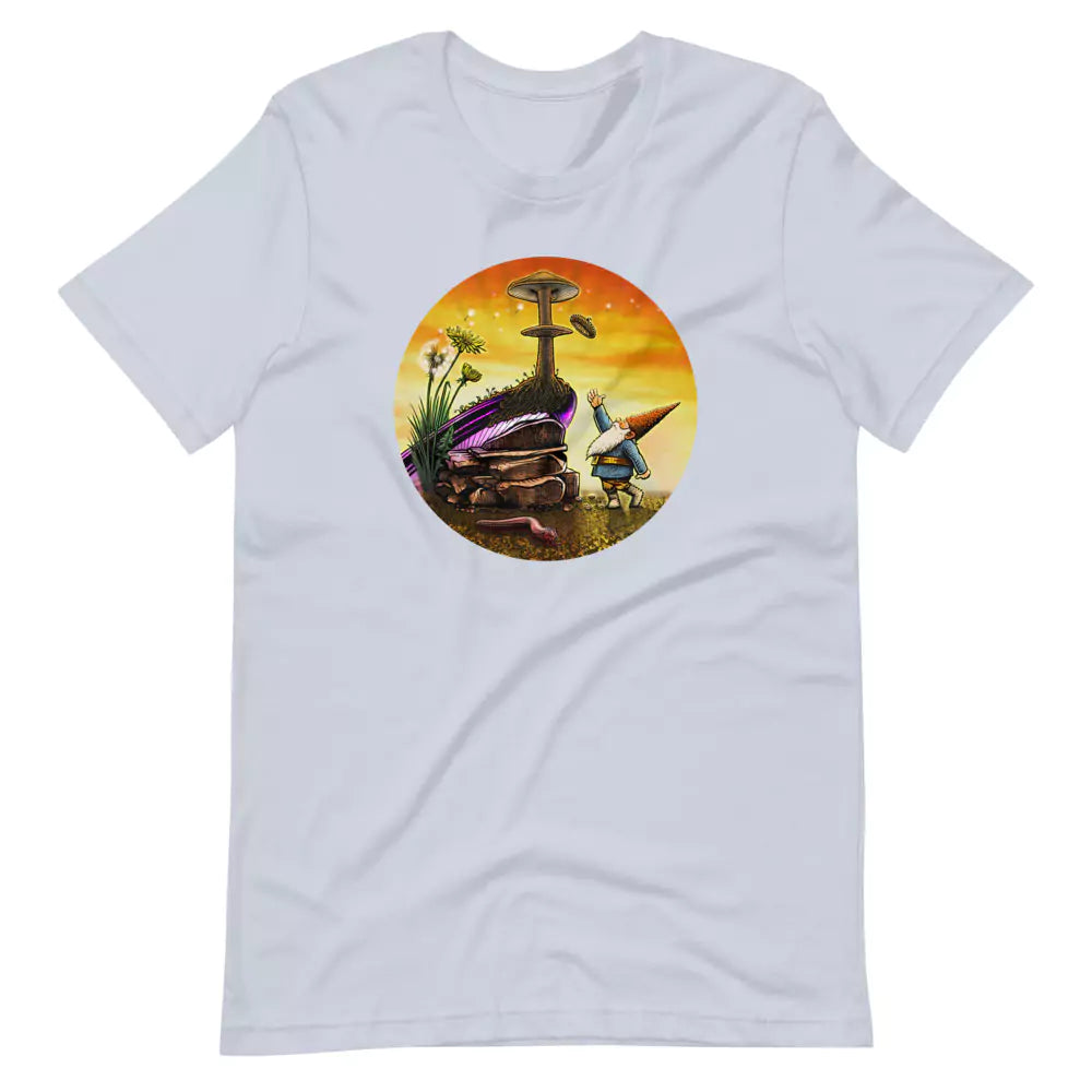 SkeetDesigns | GnomeDriven | Men's Short Sleeve T-Shirt | Windy Up Putt V3 | Disc Golf Apparel