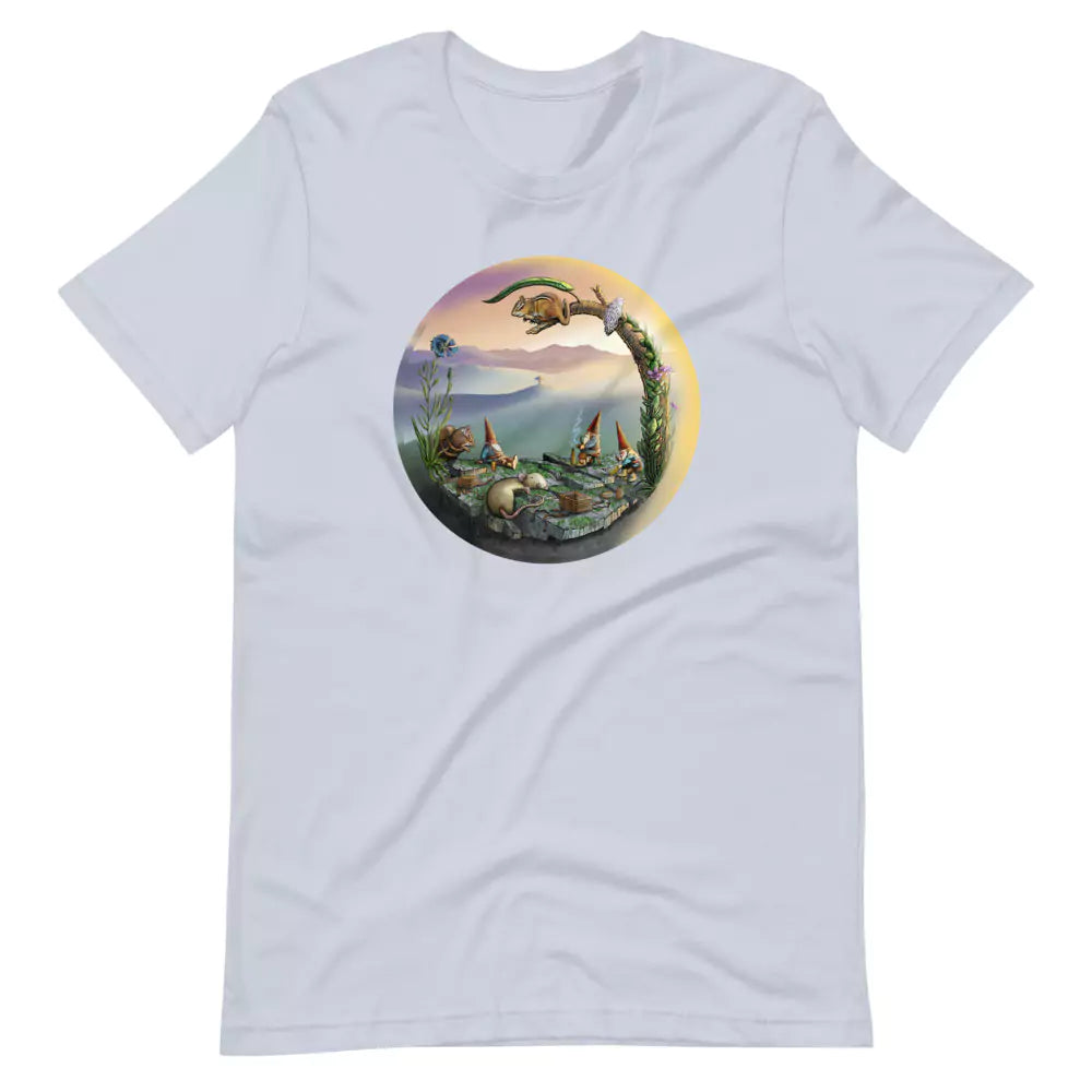 SkeetDesigns | GnomeDriven | Men's Short Sleeve T-Shirt | Mid-Round Break V3 | Disc Golf Apparel
