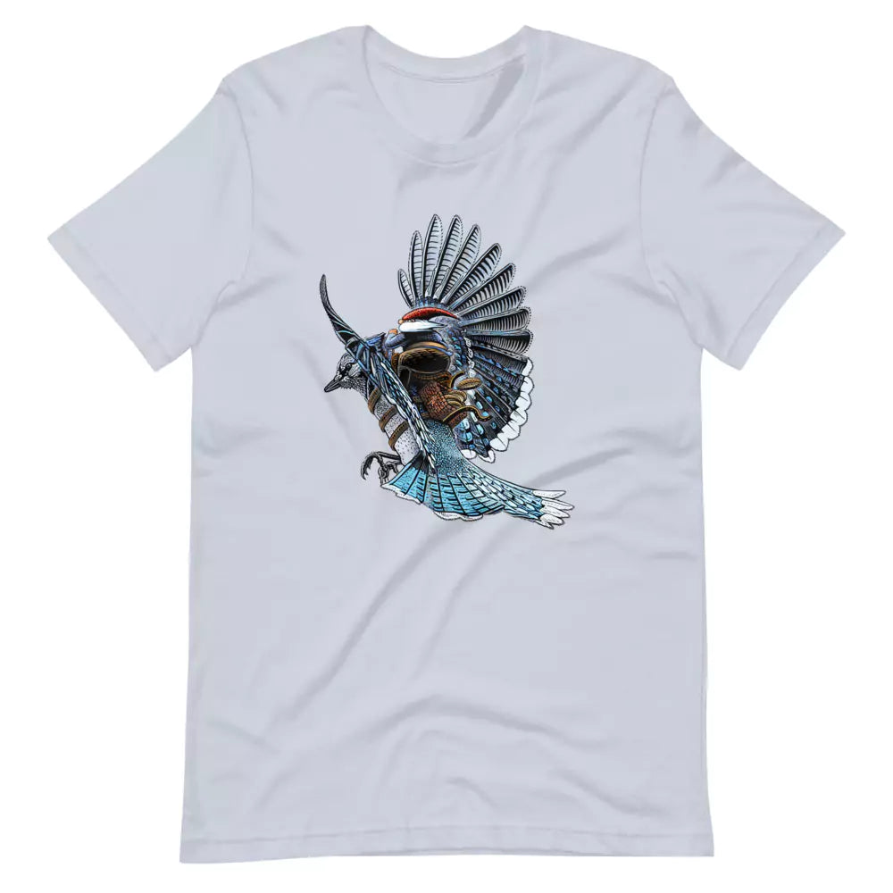 SkeetDesigns | GnomeDriven | Men's Short Sleeve T-Shirt | Blue Jay Rider V3 | Disc Golf Apparel