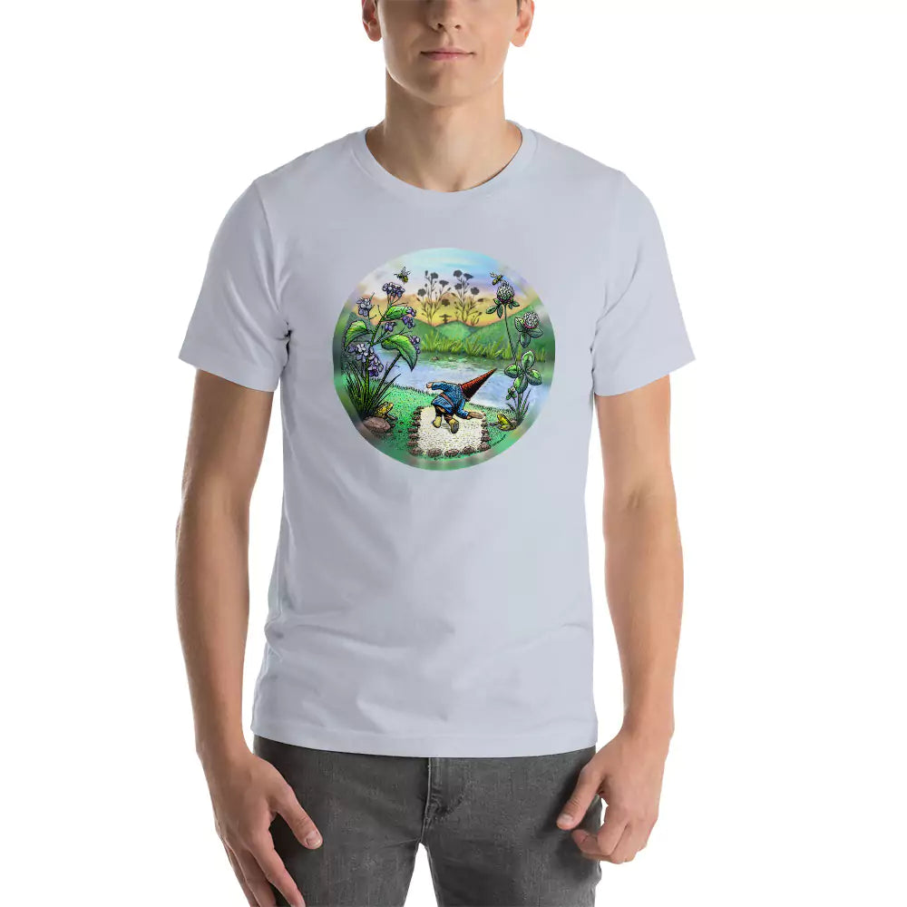 SkeetDesigns | GnomeDriven | Men's Short Sleeve T-Shirt | Flick Ace V3 | Disc Golf Apparel