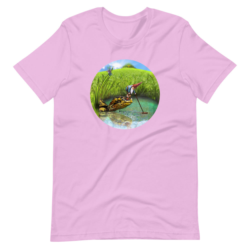 SkeetDesigns | GnomeDriven | Men's Short Sleeve T-Shirt | OB Turtle Help V3 | Disc Golf Apparel