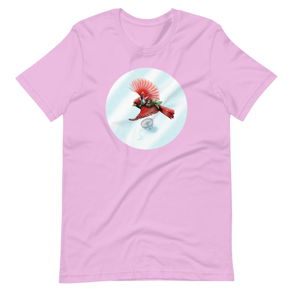 SkeetDesigns | GnomeDriven | Men's Short Sleeve T-Shirt | Cardinal V3 | Disc Golf Apparel