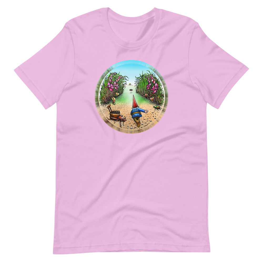 SkeetDesigns | GnomeDriven | Men's Short Sleeve T-Shirt | Behind The Drive V3 | Disc Golf Apparel