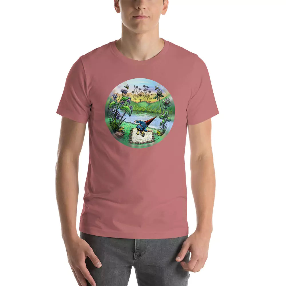 SkeetDesigns | GnomeDriven | Men's Short Sleeve T-Shirt | Flick Ace V3 | Disc Golf Apparel