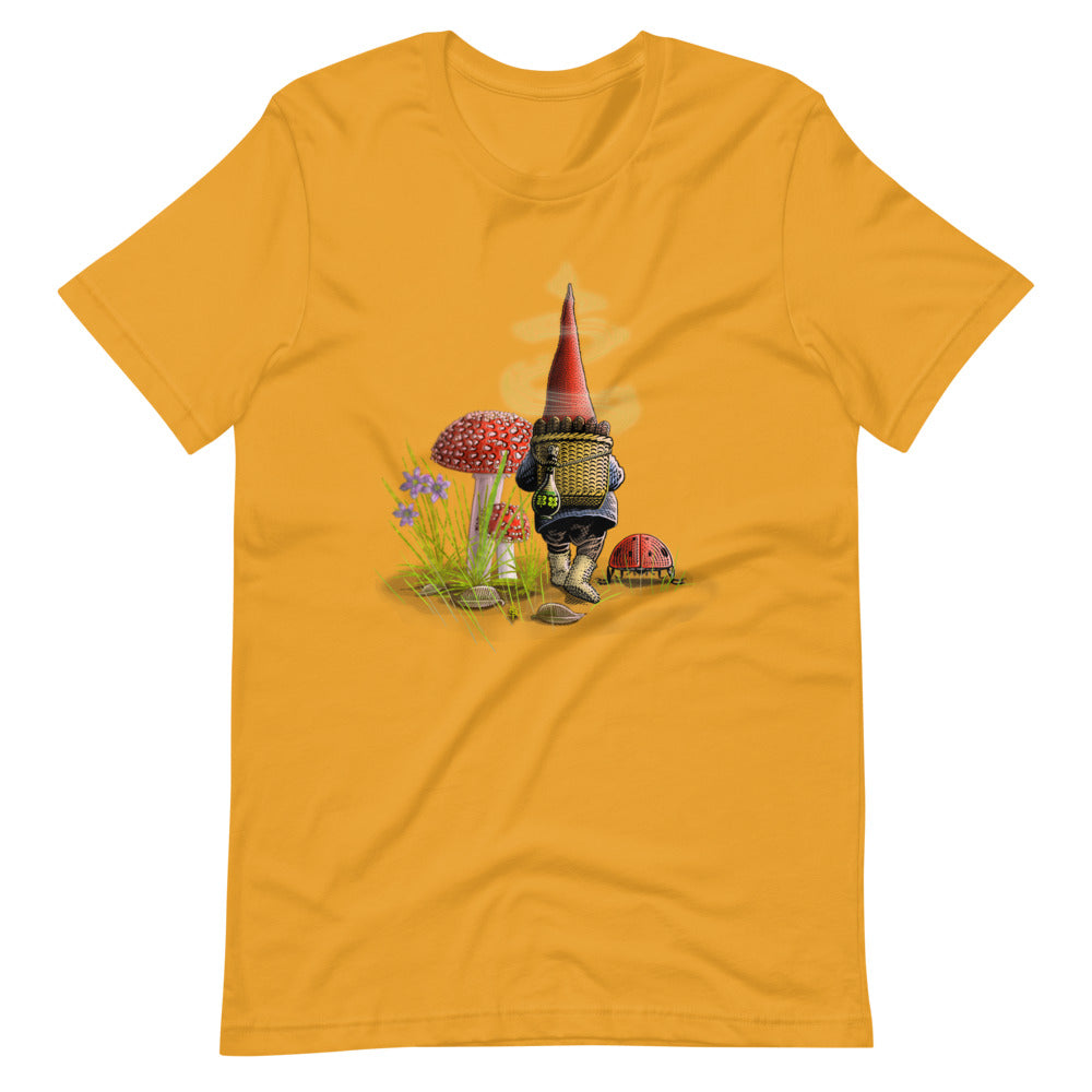 SkeetDesigns | GnomeDriven | Men's Short Sleeve T-Shirt | The Road Ahead V3 | Disc Golf Apparel