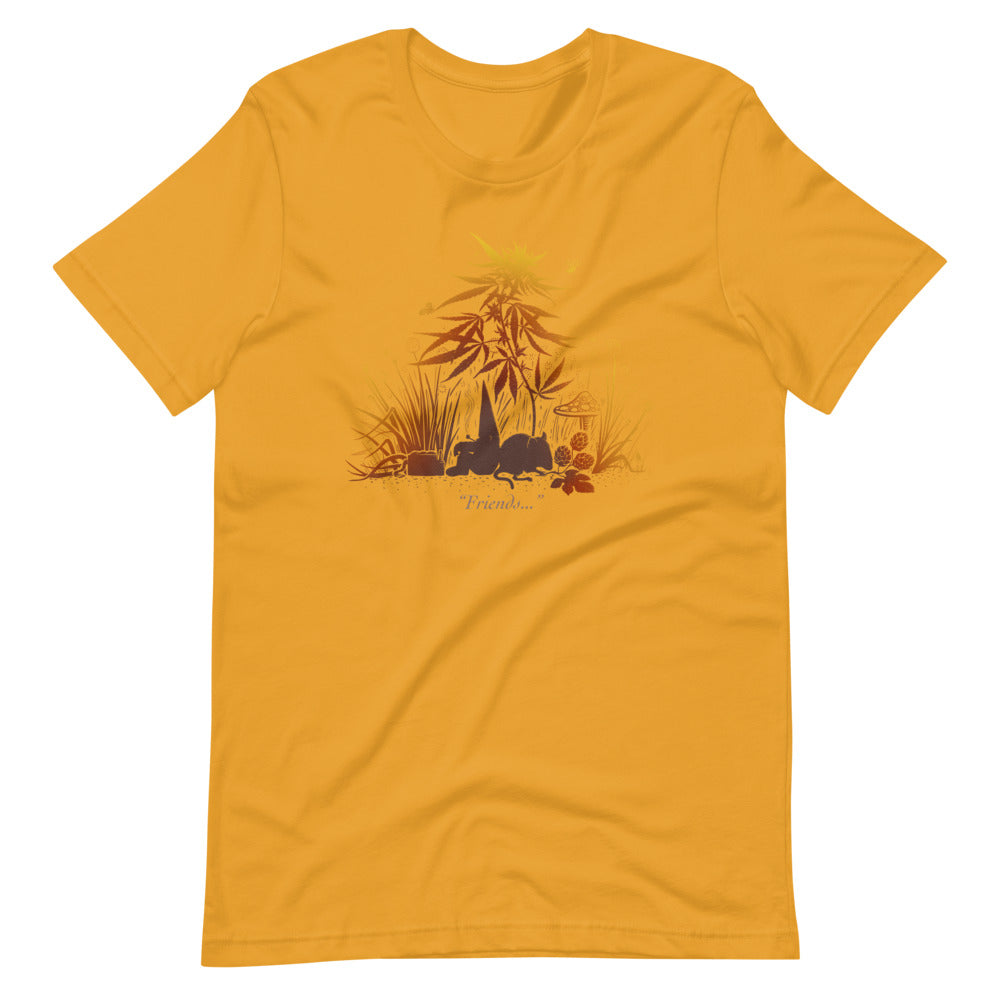 SkeetDesigns | GnomeDriven | Men's Short Sleeve T-Shirt | Missed Friends V3 | Disc Golf Apparel