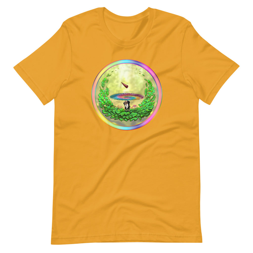 SkeetDesigns | GnomeDriven | Men's Short Sleeve T-Shirt | Close Call V3 | Disc Golf Apparel